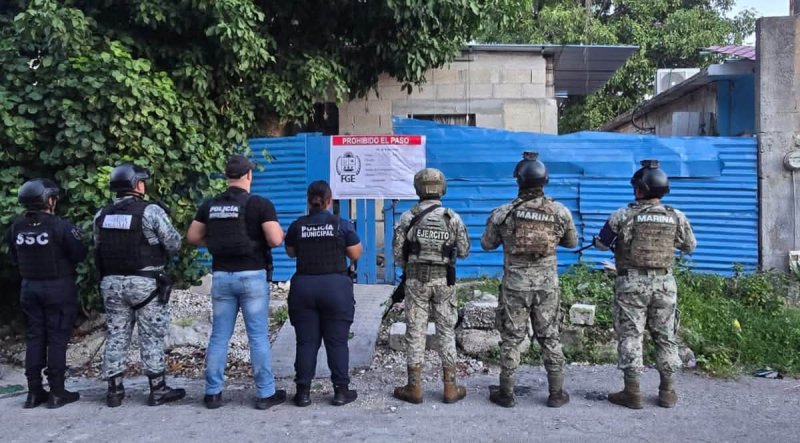 Tres casas revienen y caen cinco por narcomenudeo en Quintana Roo